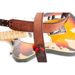 RightOn! Sandokan-60 Light Brown Guitar Strap
